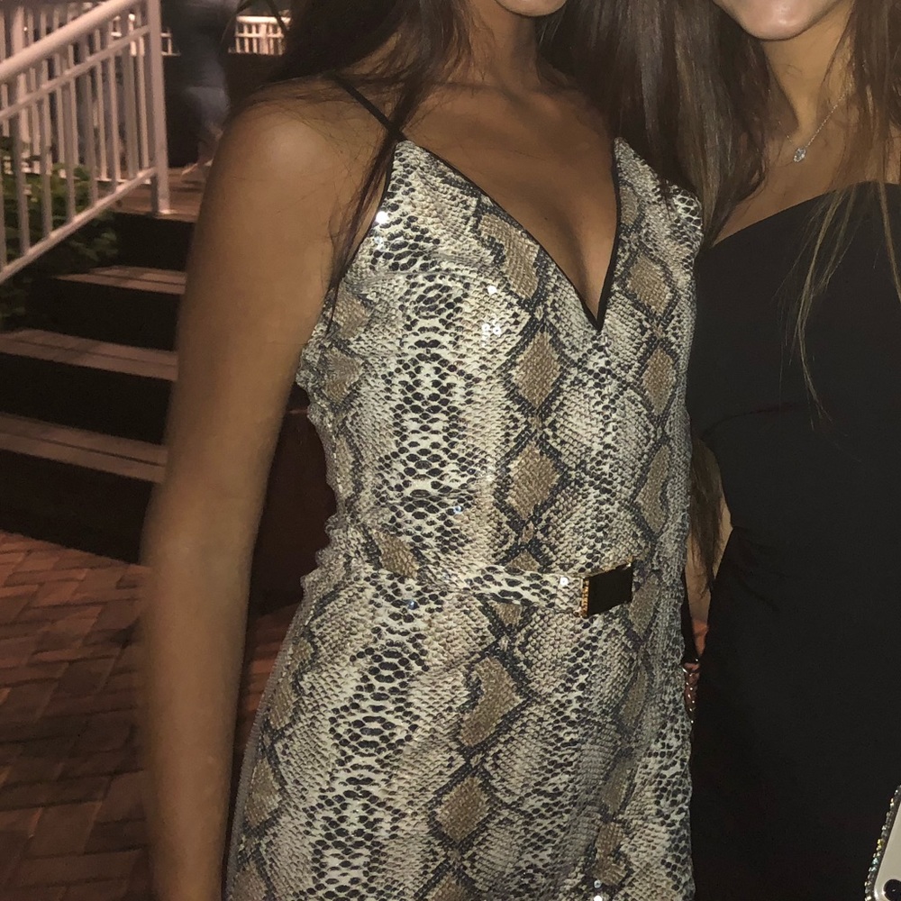 Snakeskin Romper